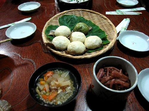 steamed dumplings, buckwheat soup, and more