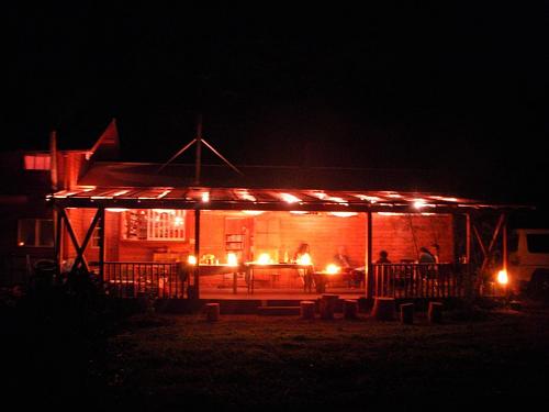Right around midnight, most people had gone home, and the stragglers sat around chatting. I sat by the bonfire and talked with the supermarket superman Tsuyoshi as we watched the stage gradually began to return to its original form as the ChanTak terrace and reflected on the perfect day we had.