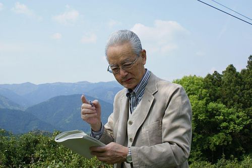 He had come to Tokushima several times, but this was his first visit to Kamiyama.