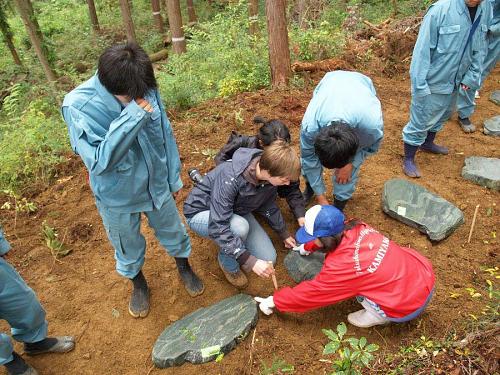 デザインされた川の向きを確認