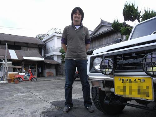 田中さんと愛車ジムニー