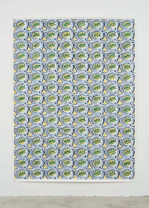 Untitled (Picasso, The Studio, 1955), 2016 Gouache and pencil on paper, 231,5 x 170 cm Photo: Nick Ash