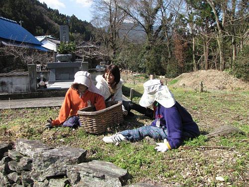 「案山子も良いけど、やっぱり生身が一番よね！」とのニコライ節が聞こえてきそう・・・（笑）