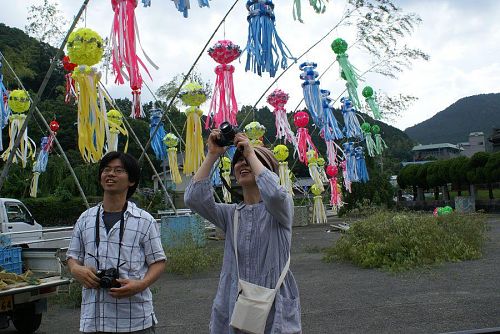 下分のみなさん七夕まつりの準備で大忙しです。