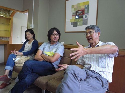 大南さんとトークゲストの杉田夫妻。活き活きしてます。