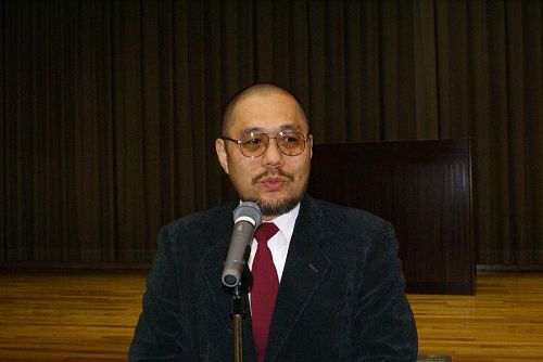 杉本会長さんの開会のご挨拶。