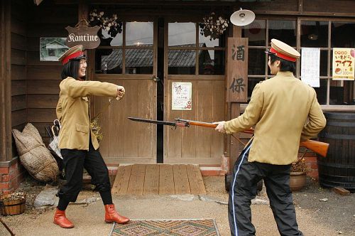 なにを着ても似合うはっせーと鳴門出身の新入生まりえちゃんの共演