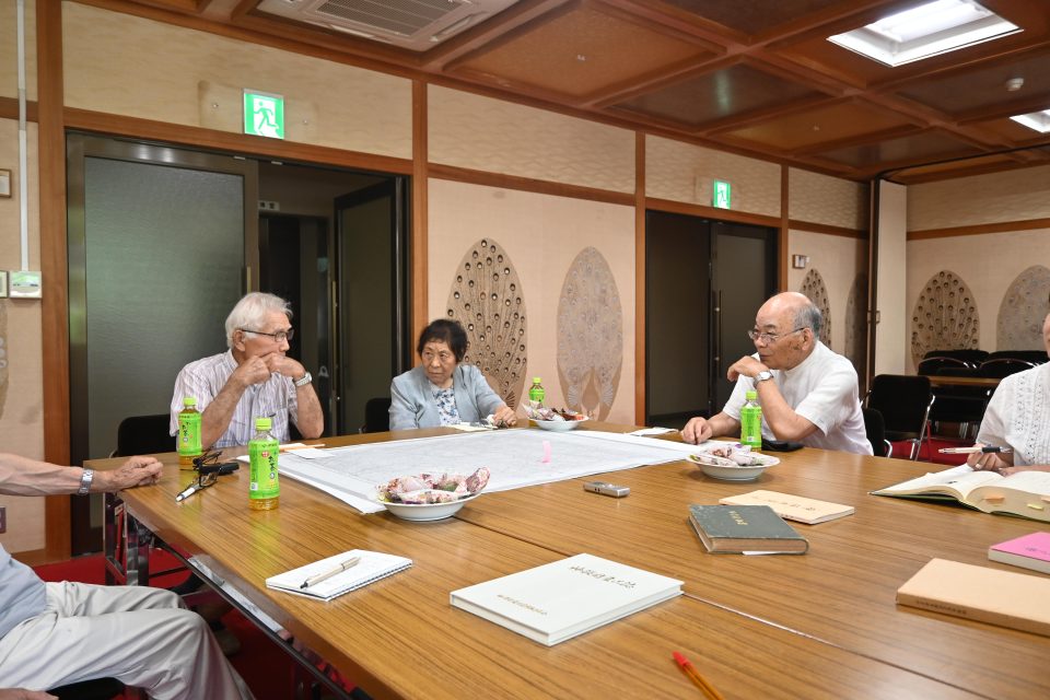 神領地区、神山町農村環境改善センターにて